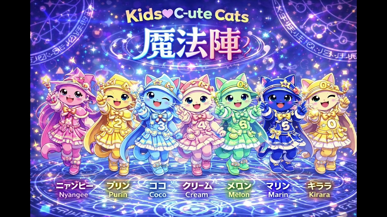 魔法陣（Kids♡C-ute Cats）