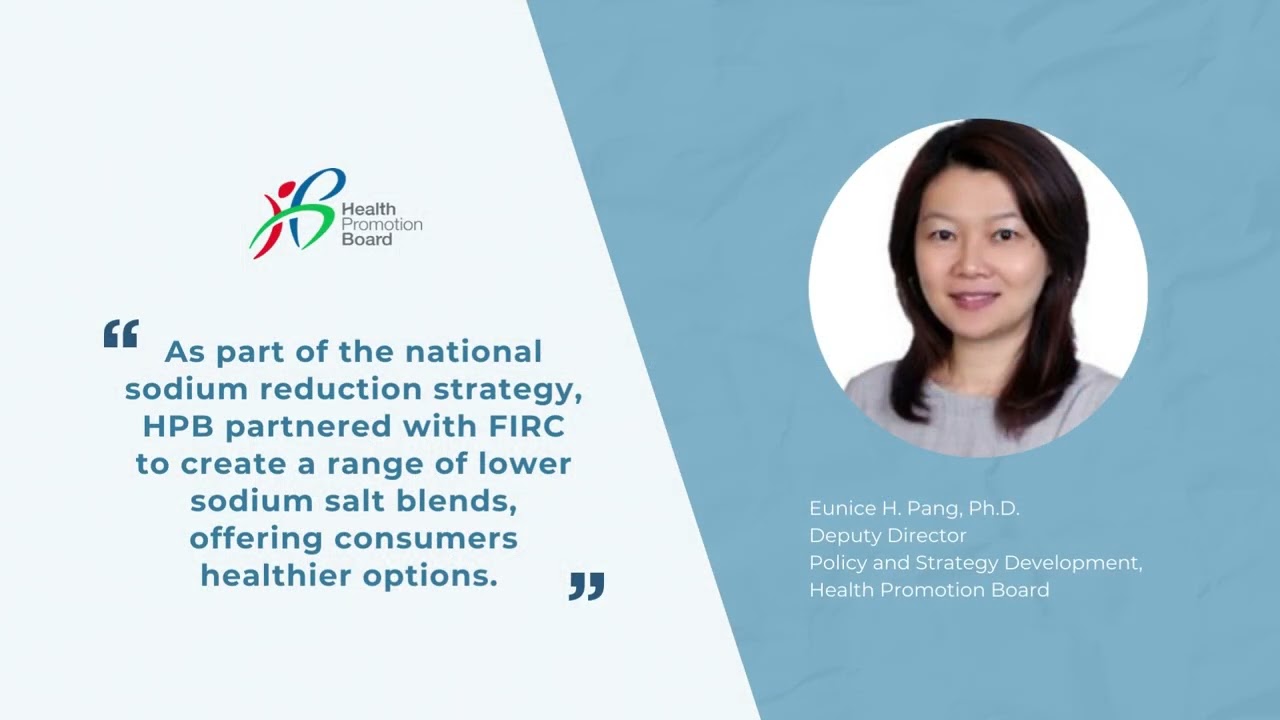 A Collaboration between HPB & FIRC @ SP: Fighting Hypertension using Lower-Sodium Salt Alternatives