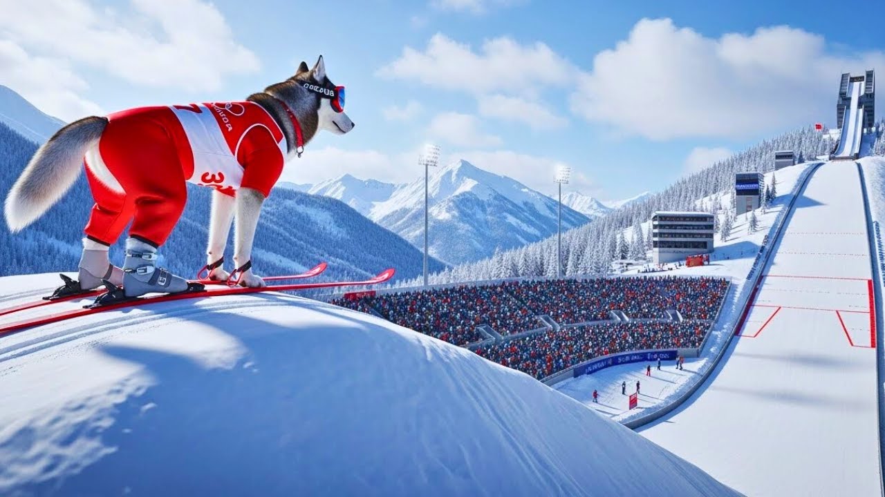 Winter Olympics: Funny Animal Competition