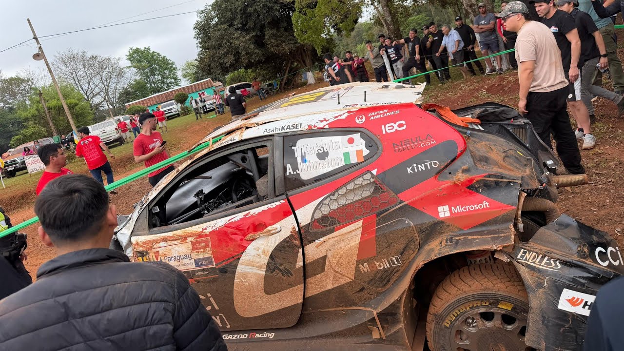 Takamoto Katsuta Big Crash Rally Paraguay 2026 Crew ok | Rally Paraguay 2026 🇵🇾⚠️
