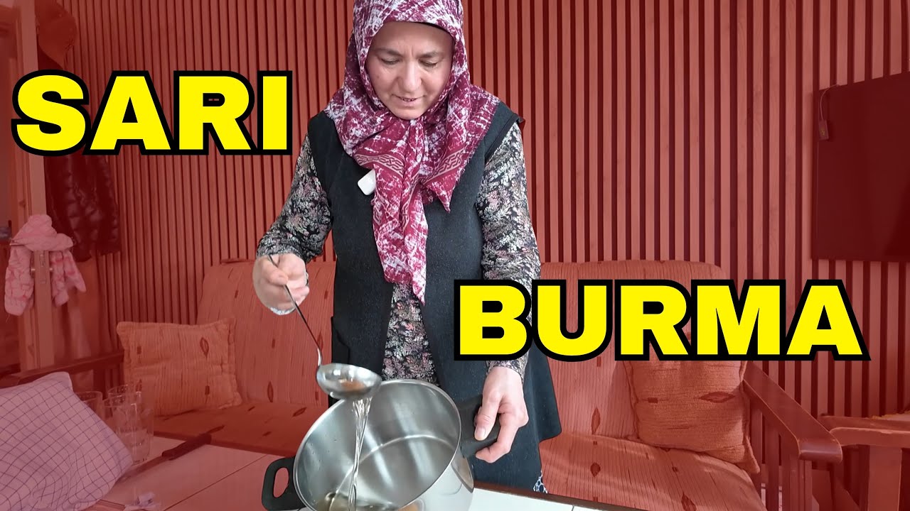 Annemle Beraber Sarı Burma Tarifi Verdik