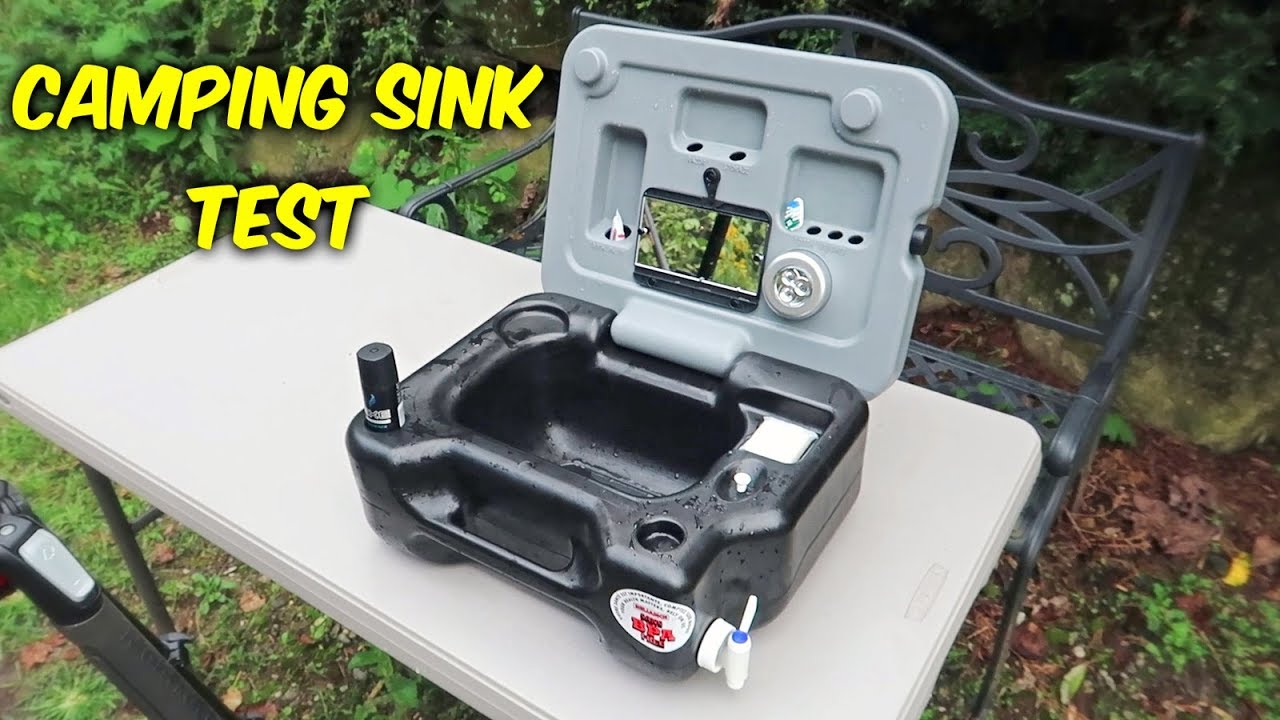 Testing Portable Camping Sink
