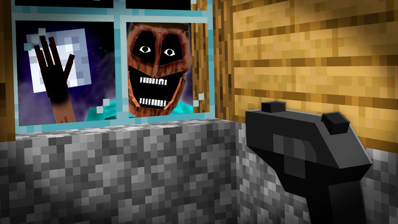 Я ДОБАВИЛ ОРУЖИЕ, чтобы СРАЖАТЬСЯ с МИМИКОМ в minecraft hardcore!! (СТРАШНО)