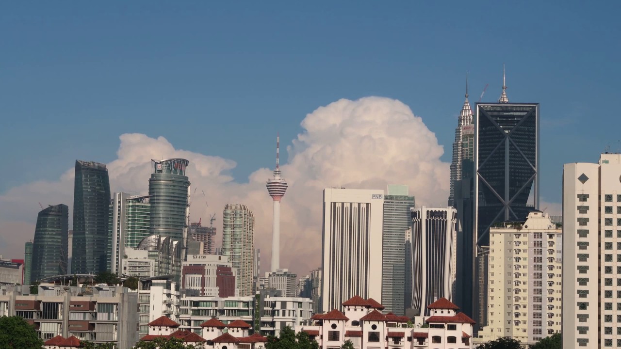 Kuala Lumpur Skyline KL Tower Petronas Time-lapse video