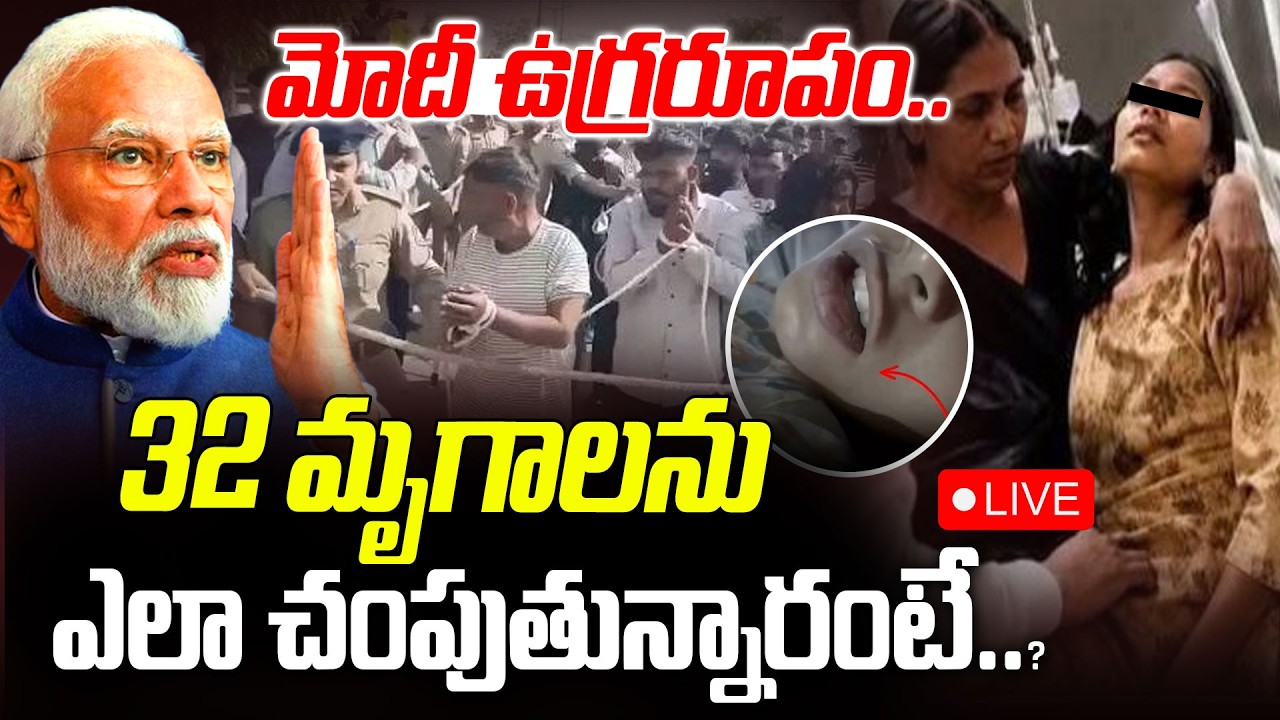 🔴LIVE - Rajasthan Sri Ganganagar Incident | మోదీ ఉగ్రరూపం.. 32 మృగాలను ఒకేసారి..! || Latest News