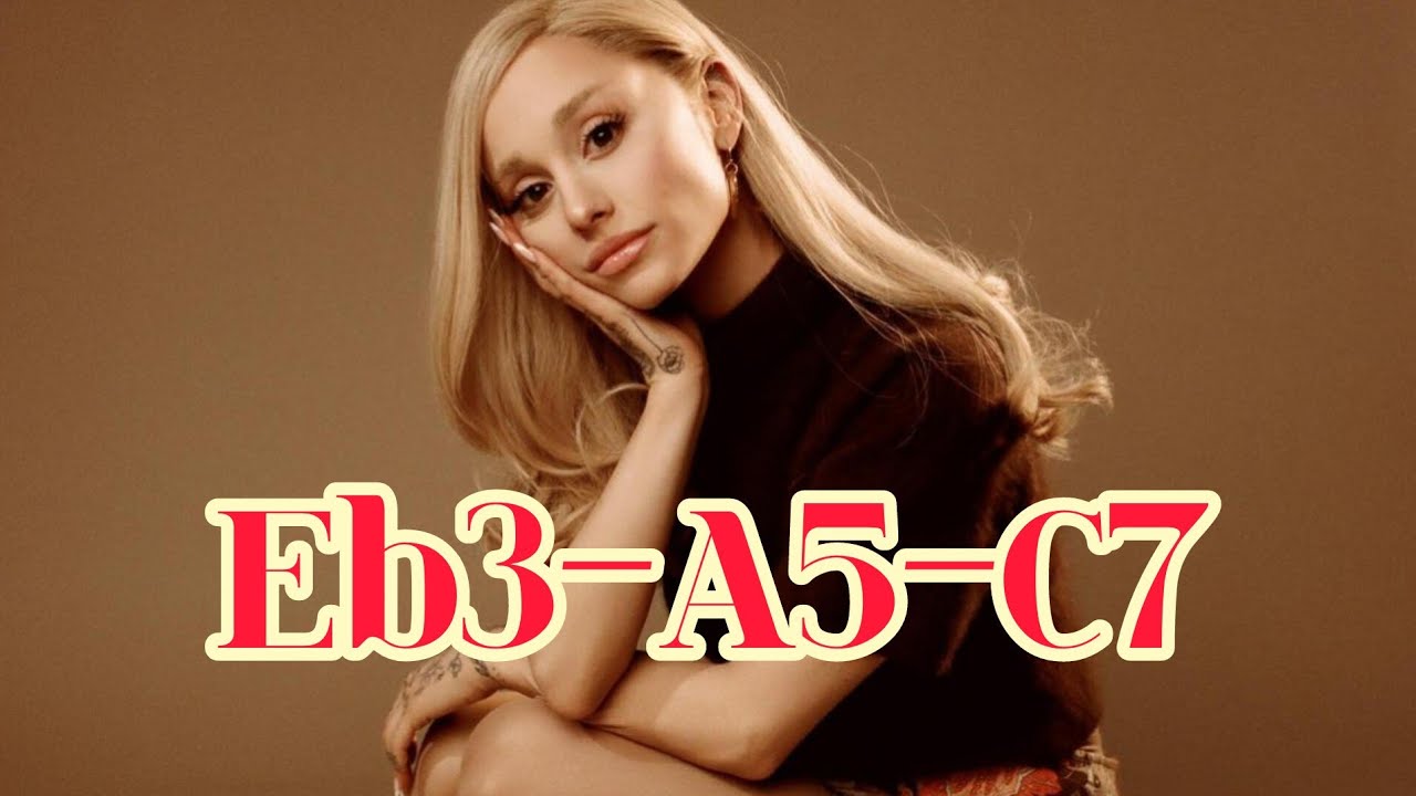 Ariana Grande 2024 FULL VOCAL RANGE (Eb3-C7)