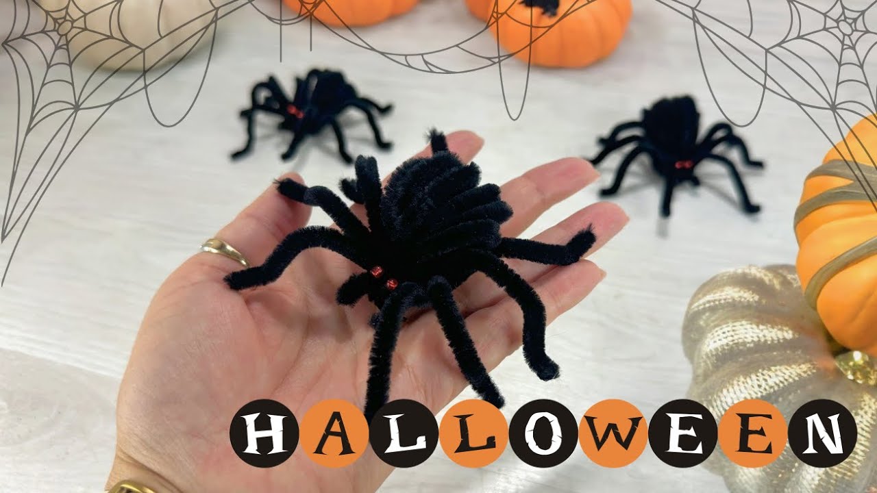 Паучок 🕷 бр-р... за 3 минуты DIY из синельной проволоки