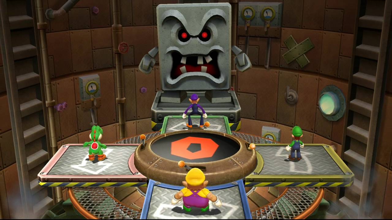 Mario Party 9 minigame: Whomp Stomp 60fps
