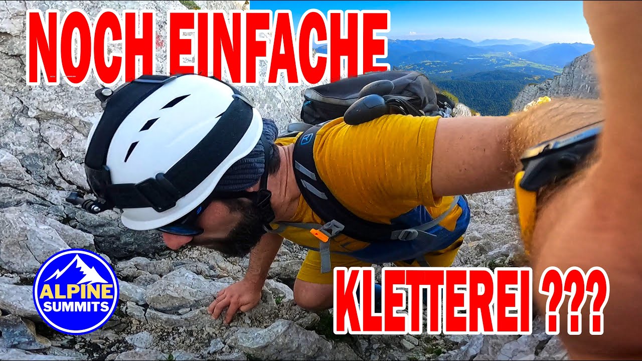 Obere Wettersteinspitze | NOCH EINFACHE KLETTEREI ??? Bergtour Wetterstein #bergsteigen #wetterstein