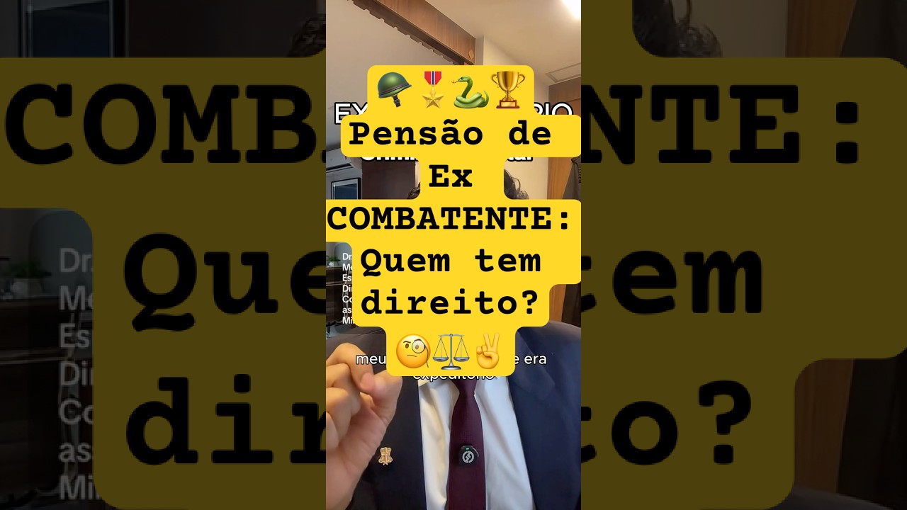 🎖️ Pens&atilde;o de Ex-Combatente: quem tem direito e como funciona?