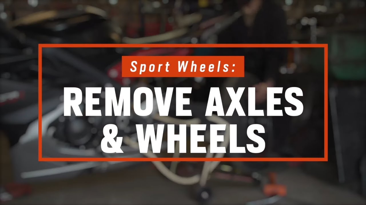 How To Remove Motorcycle Wheels | Sport Bikes