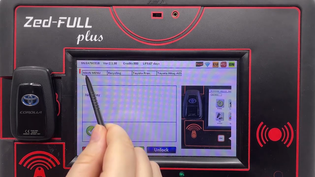 TOYOTA PROX HITAG DST AES UNLOCK