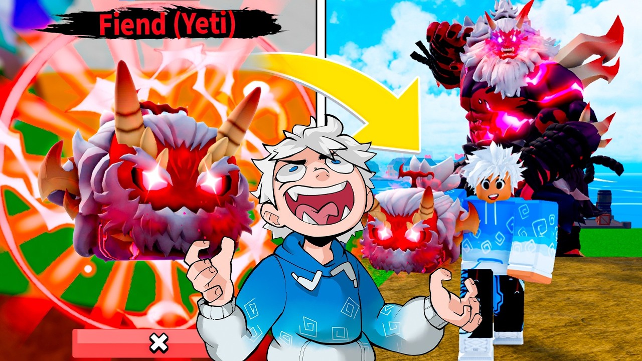 Descobri como ganhar a nova FIEND YETI na atualização Blox Fruits!