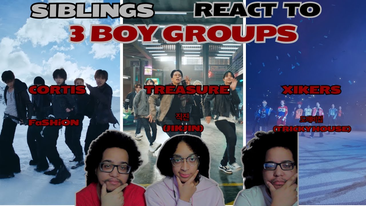 Boy Group Mix-up Reaction (Cortis, Treasure, Xikers) | Siblings React to Three New Boy Groups