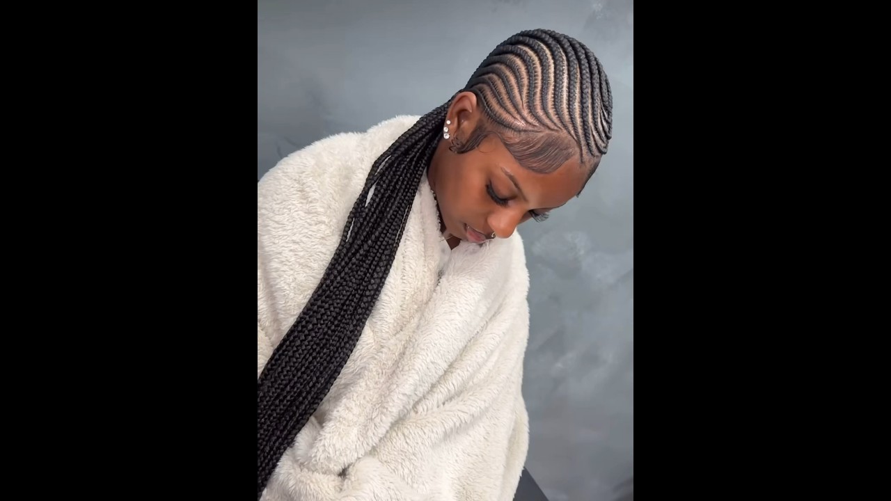 Neat hairstyle #trendinghairstyle #neatbraids #braids #trendingshorts