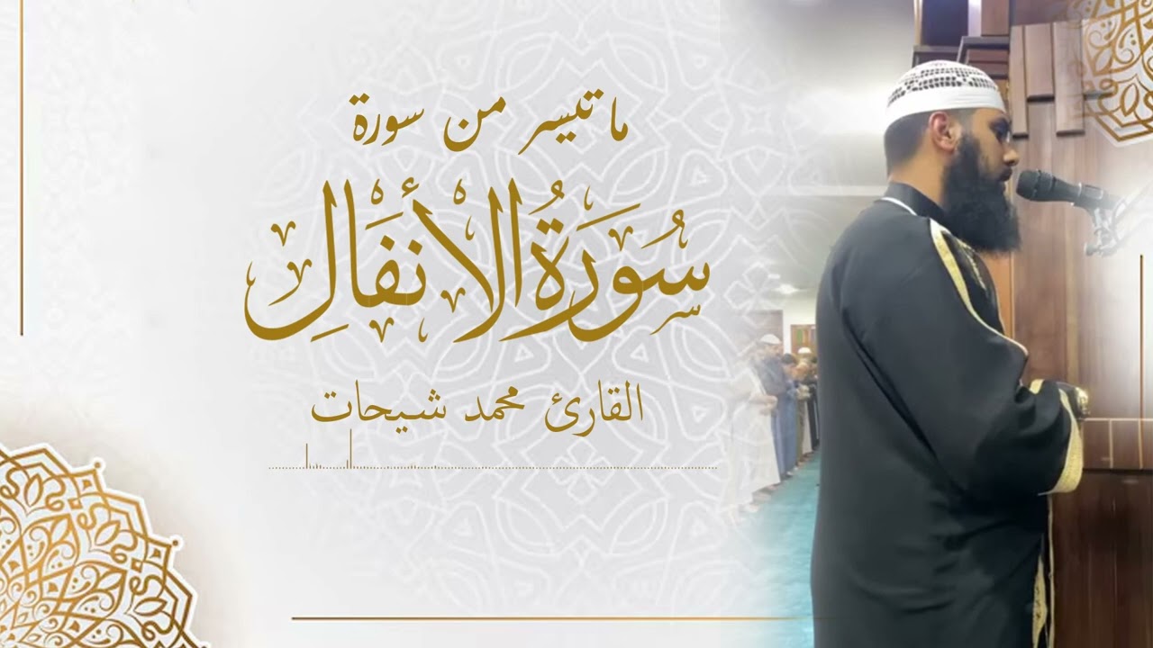 فواتح سورة الأنفال  |  القارئ محمد شيحات  |  تلاوة عطرة