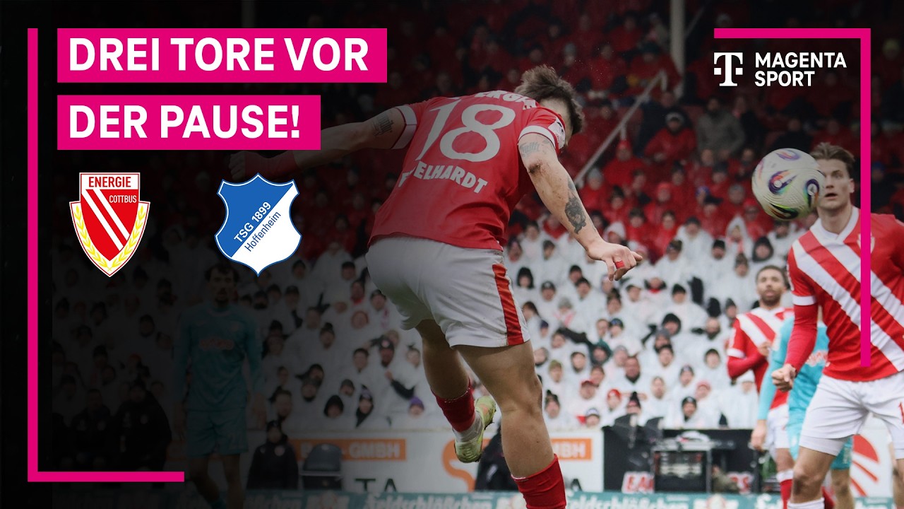 Energie Cottbus – TSG Hoffenheim II, Highlights mit Live-Kommentar | 3. Liga | MAGENTA SPORT
