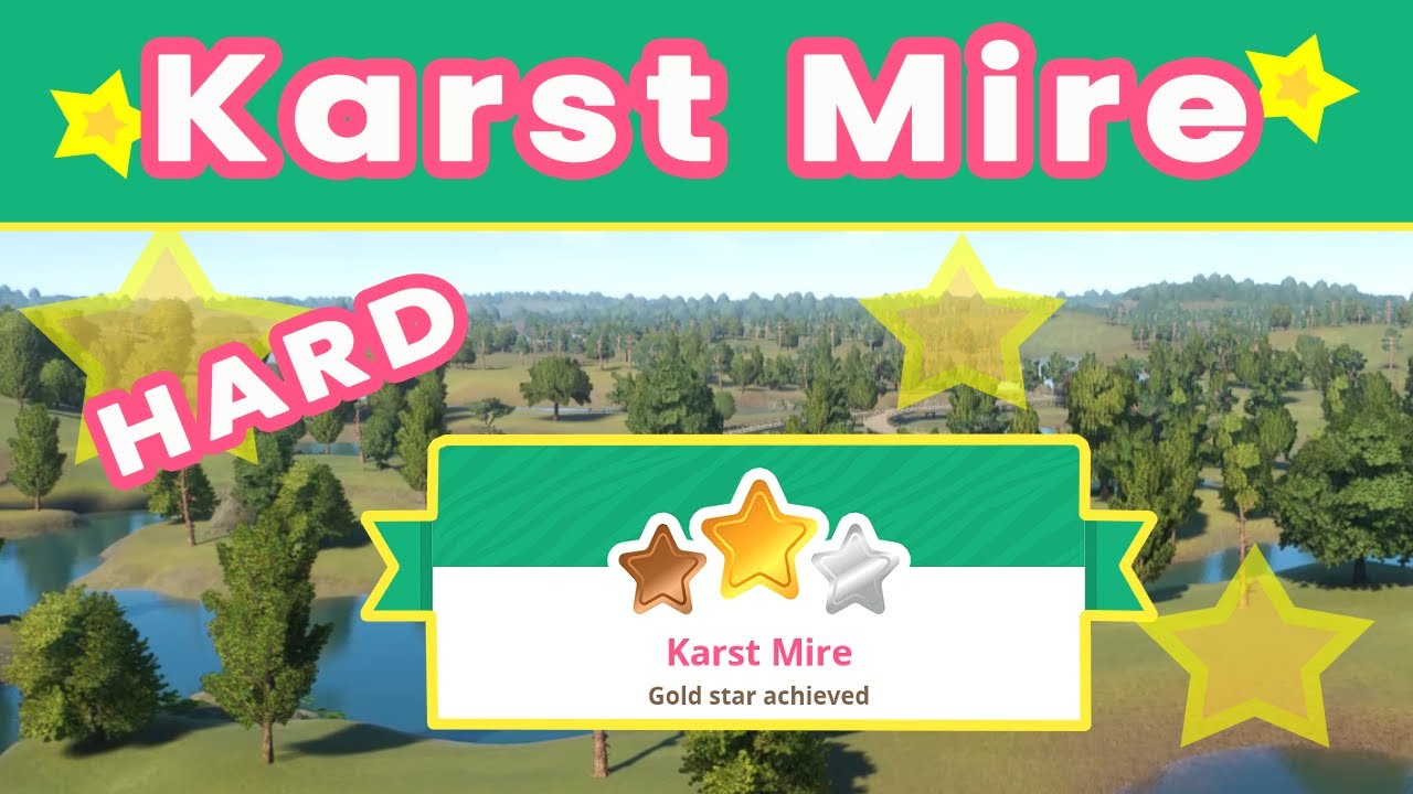 Planet Zoo Karst Mire, HARD level GOLD! Timed Scenario
