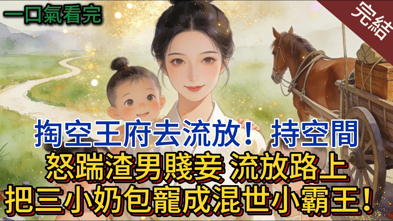 掏空王府去流放！ 持空間怒踹渣男賤妾，流放路上把三小奶包寵成混世小霸王！#小说推荐 #小说 #完結 #有聲書 #一口气看完 #古言