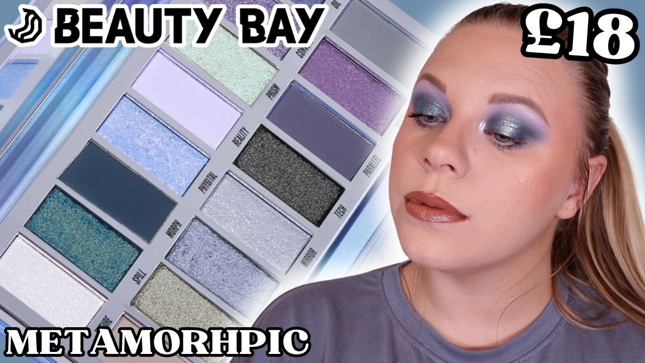 *NEW* BEAUTY BAY METAMORPHIC PALETTE 🩶 | swatches, tutorial & review | makeupwithalixkate
