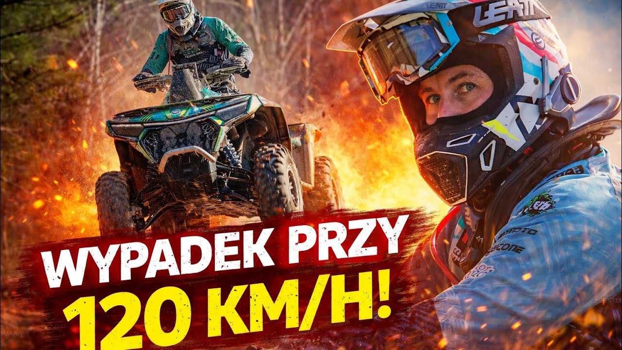 Mój wypadek przy 120 km/h na rajdzie… Co naprawdę się stało?