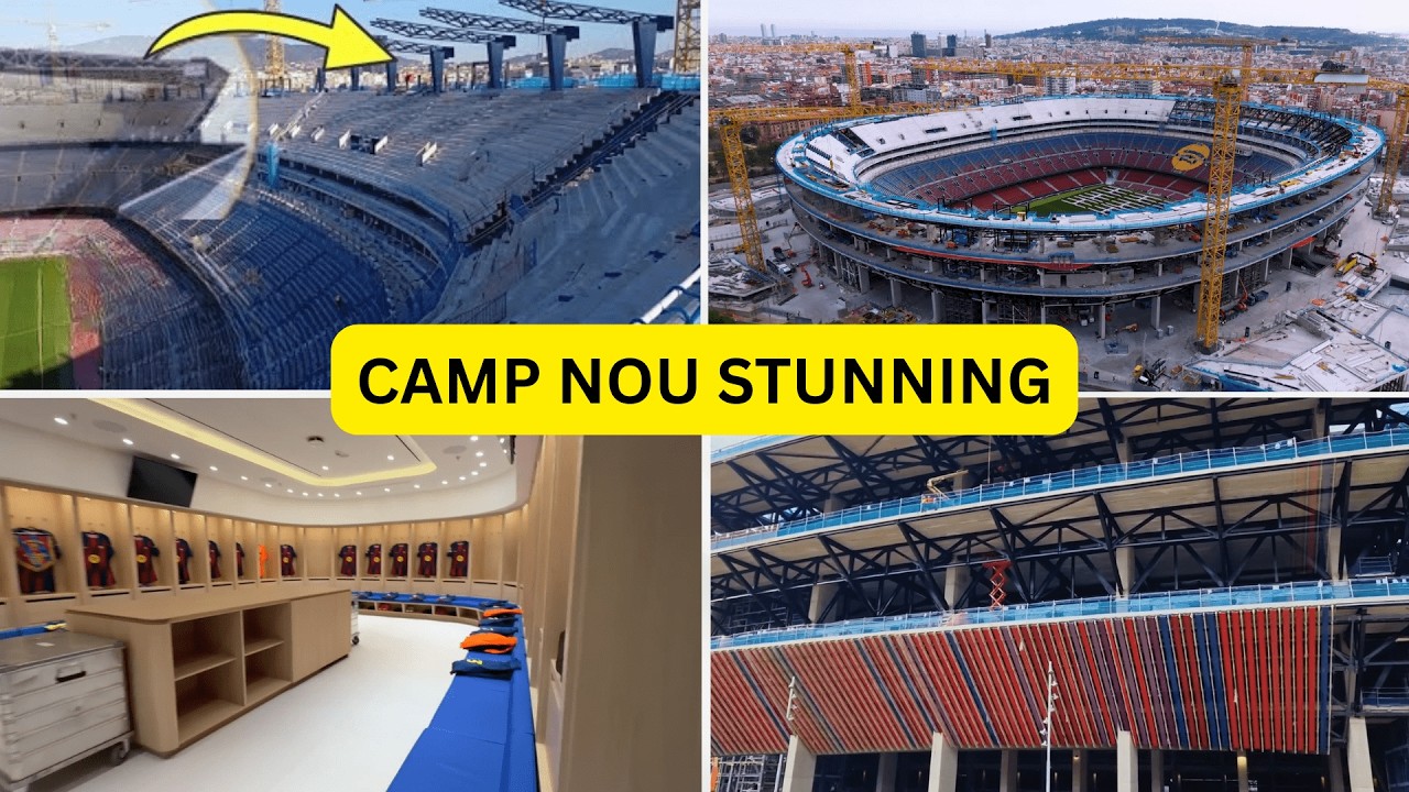 Shocking Structural Update at Spotify Camp Nou 😱 Compression Ring Arrives | Glass Installed