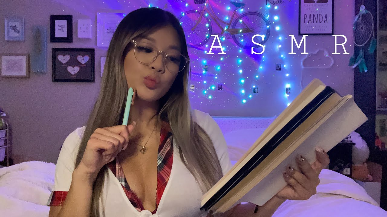 ASMR | You’re teaching me Español 🤓 (Hand movements, writing sounds, close whispers)