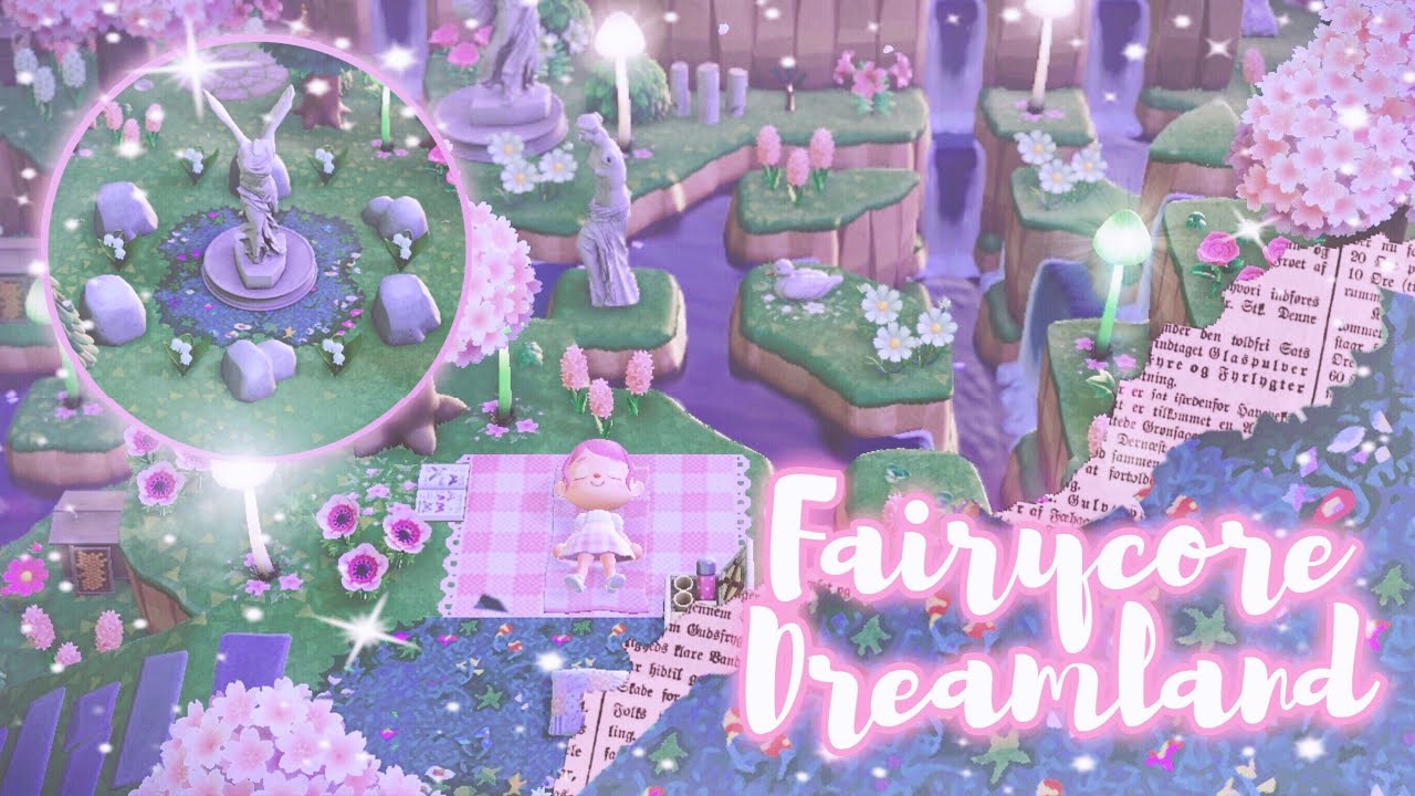 The BEST Fairycore Inspiration 🌸💕// Animal Crossing: New Horizons Island Tour ✨