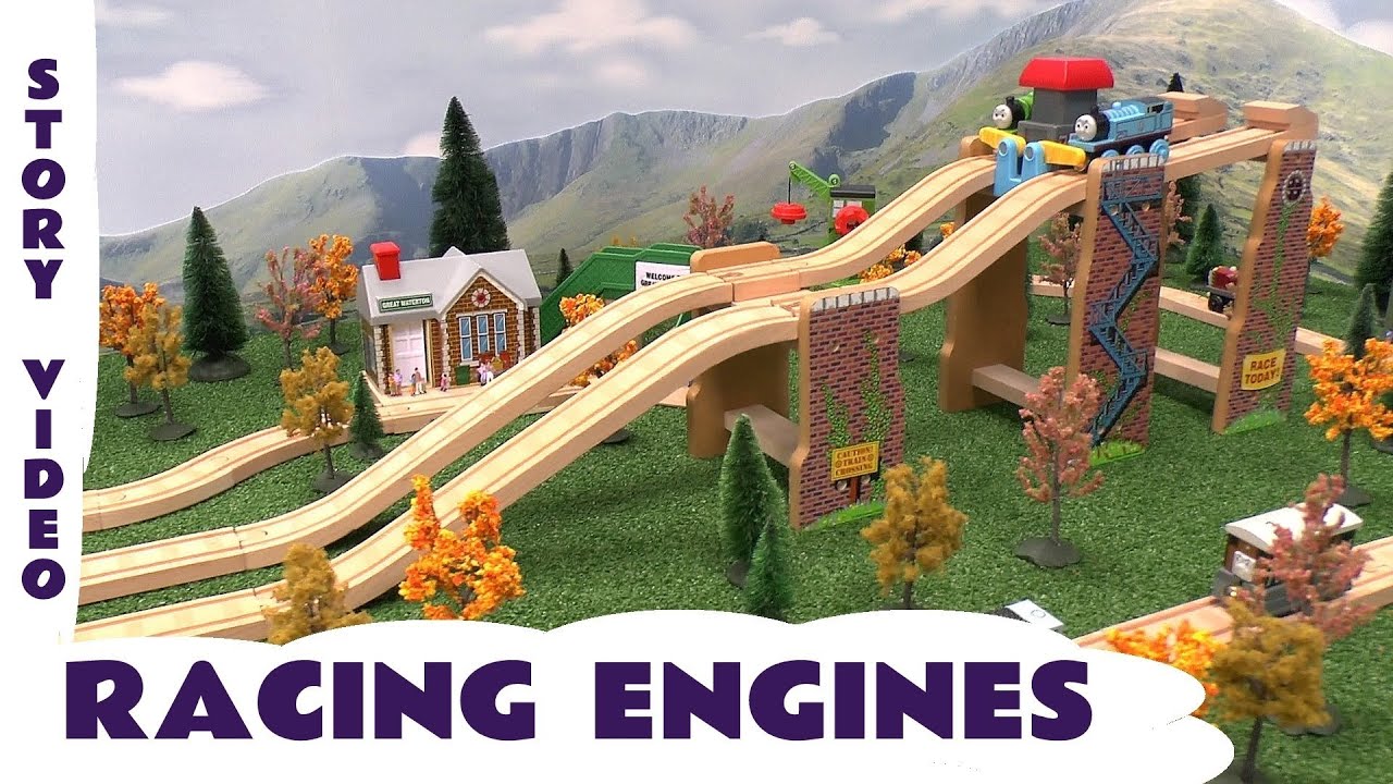 Thomas And Friends Wooden Racing Track Story