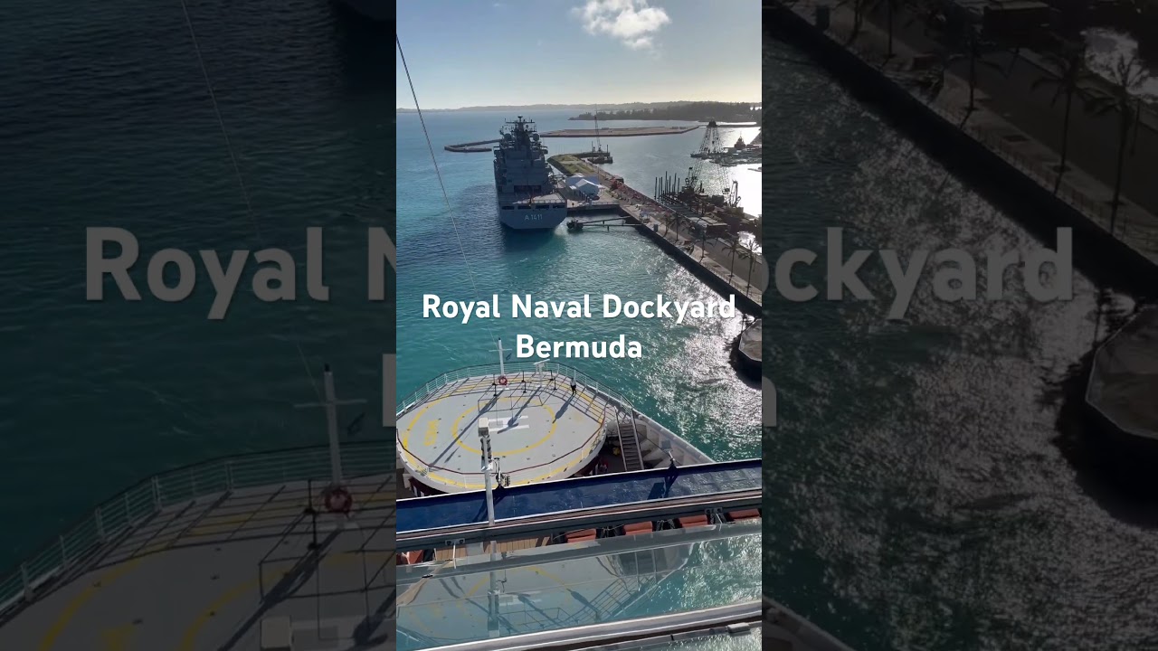 Royal Naval Dockyard Bermuda im Blick Marine Versorger Berlin