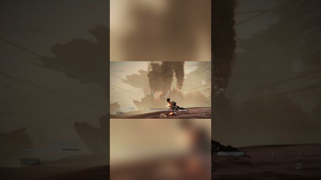 The bigger they are, the harder they fall. Cinema 👌 #armoredcore6 #videogames #gaming