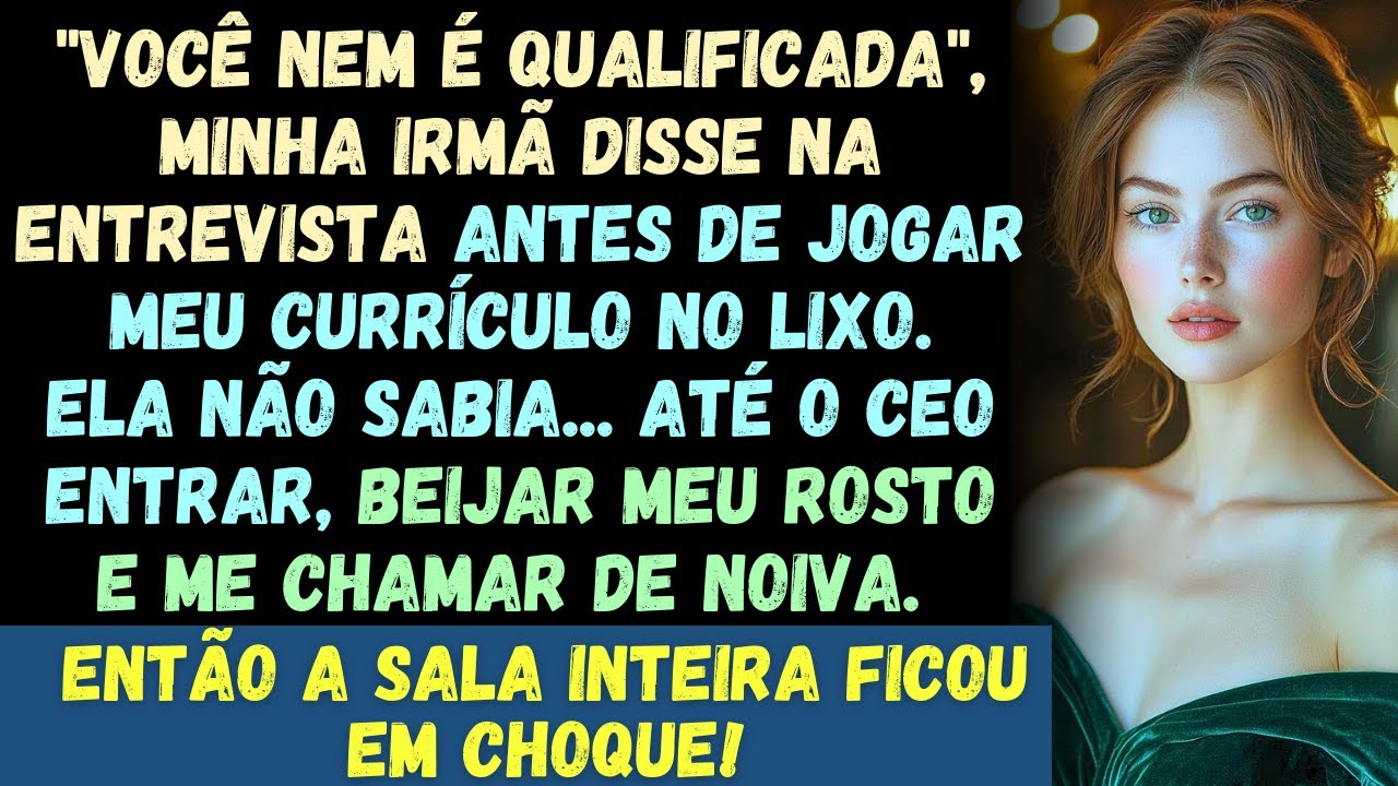 Minha irmã zombou de mim durante uma entrevista de emprego — até perceber que meu noivo era o chefe