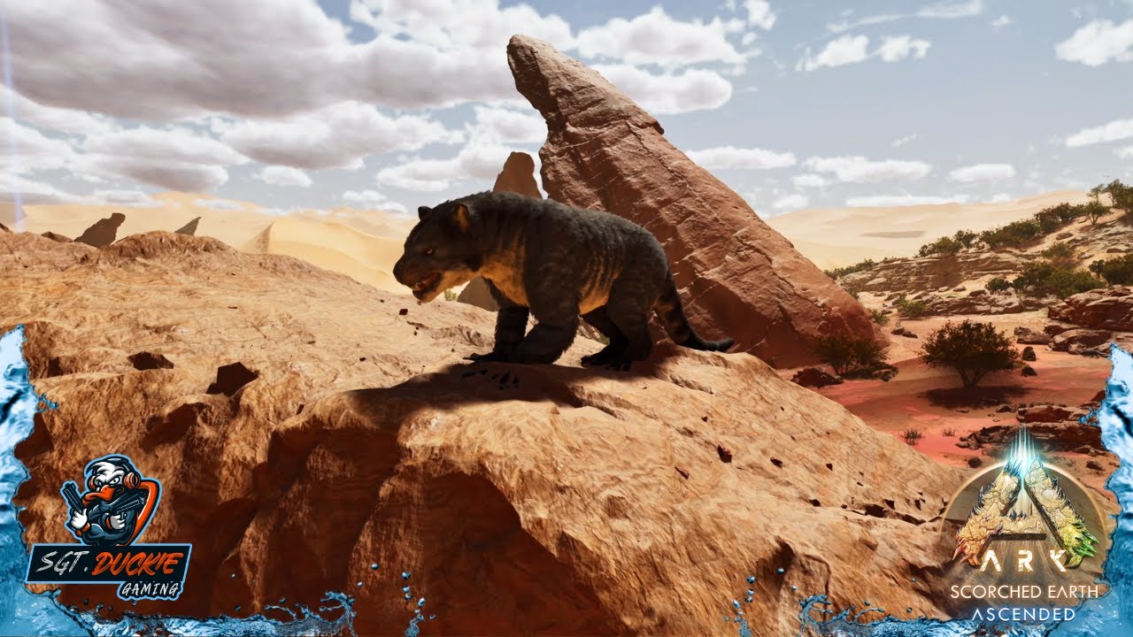 Taming a Thylacoleo - Ark Survival Ascended - Scorched Earth