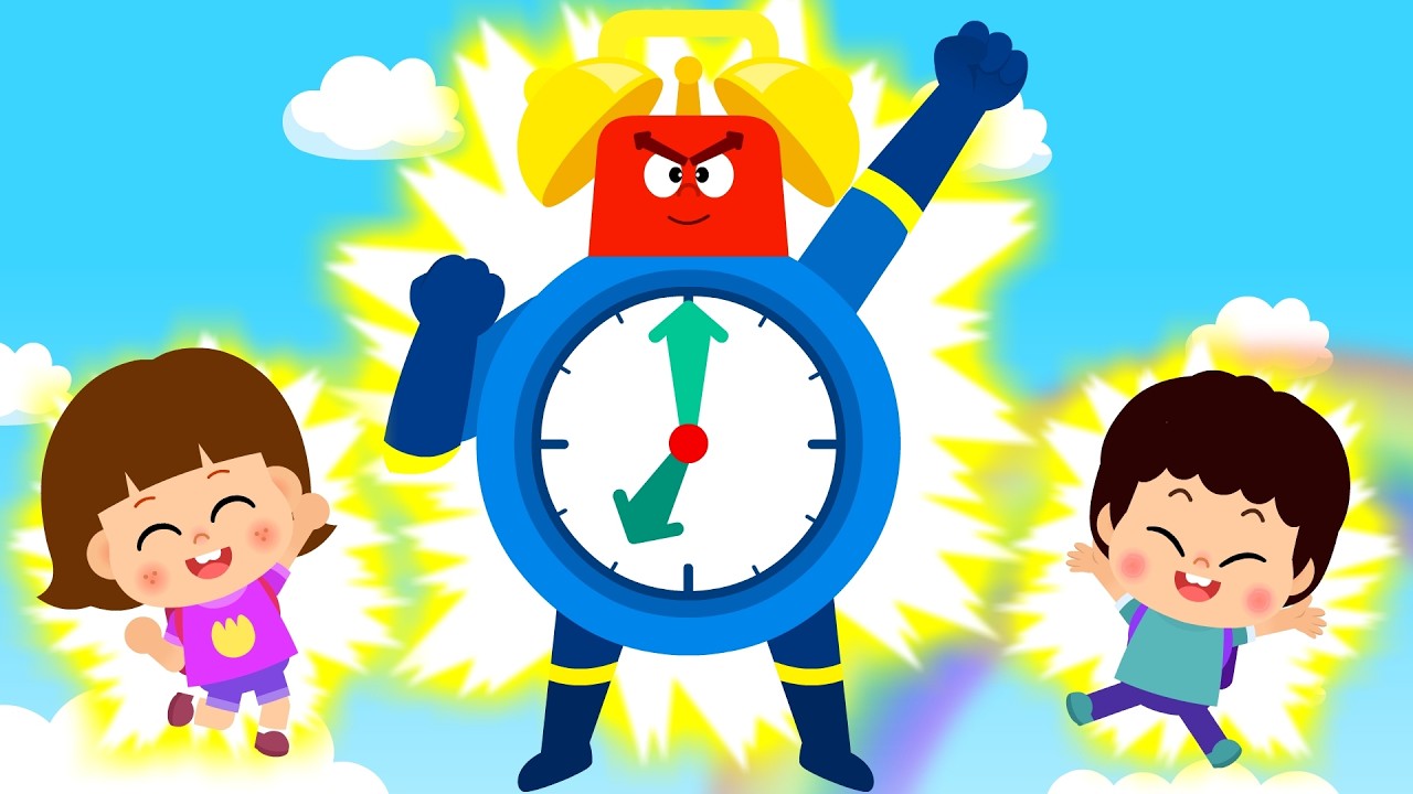Wake Up, Clock Man! | Alarm Goes Ding-a-Ling! | Nursery Rhymes & Kids Songs