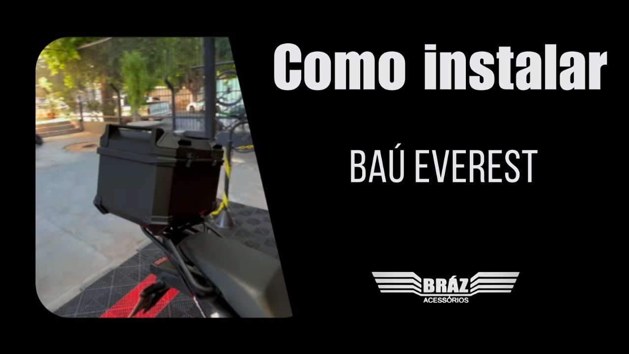 Instalando o baú bauleto Everest
