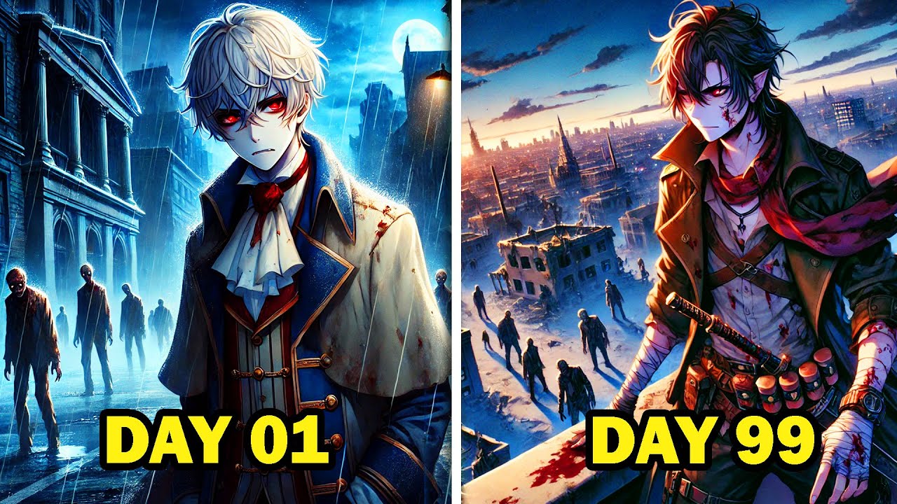 El despertar de un vampiro en un apocalipsis zombi: Salvar a su presa para darse un festín| Resumen