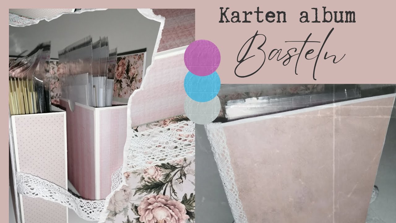 Aufbewahrung für Karten // Kartenalbum basteln /#basteln #cards 🤗💕
