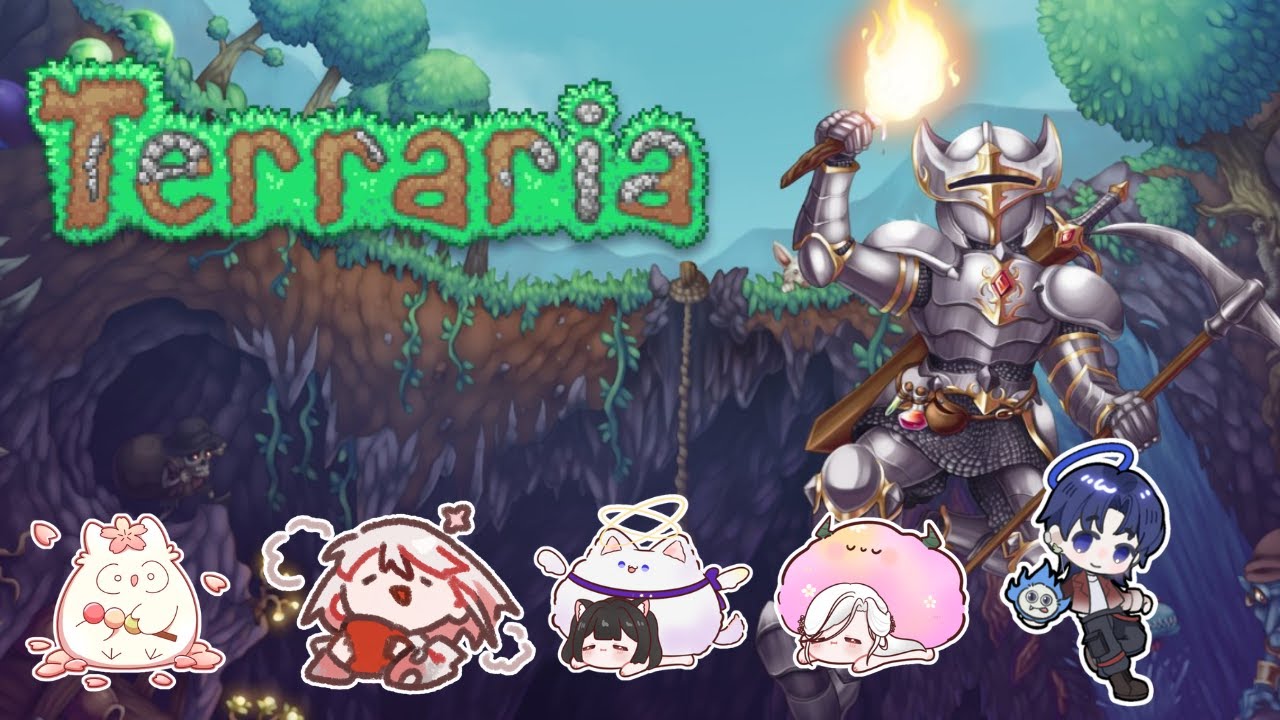 【terraria】年末的泰拉瑞亞GO！ ft.喵的兔兔、阿厭、檀檀