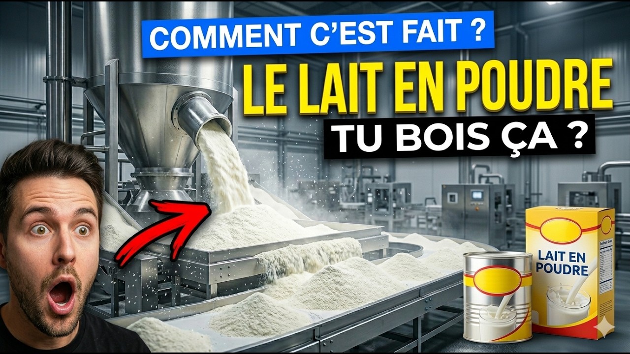 À l'intérieur des méga-usines de lait en poudre | Vous ne regarderez plus jamais pareil