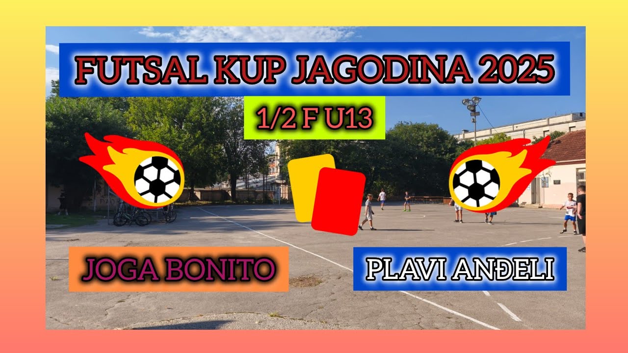 JOGA BONITO-PLAVI ANĐELI 3-4(2-2)(0-1) Polufinale U13 FUTSAL KUP JAGODINA 2025