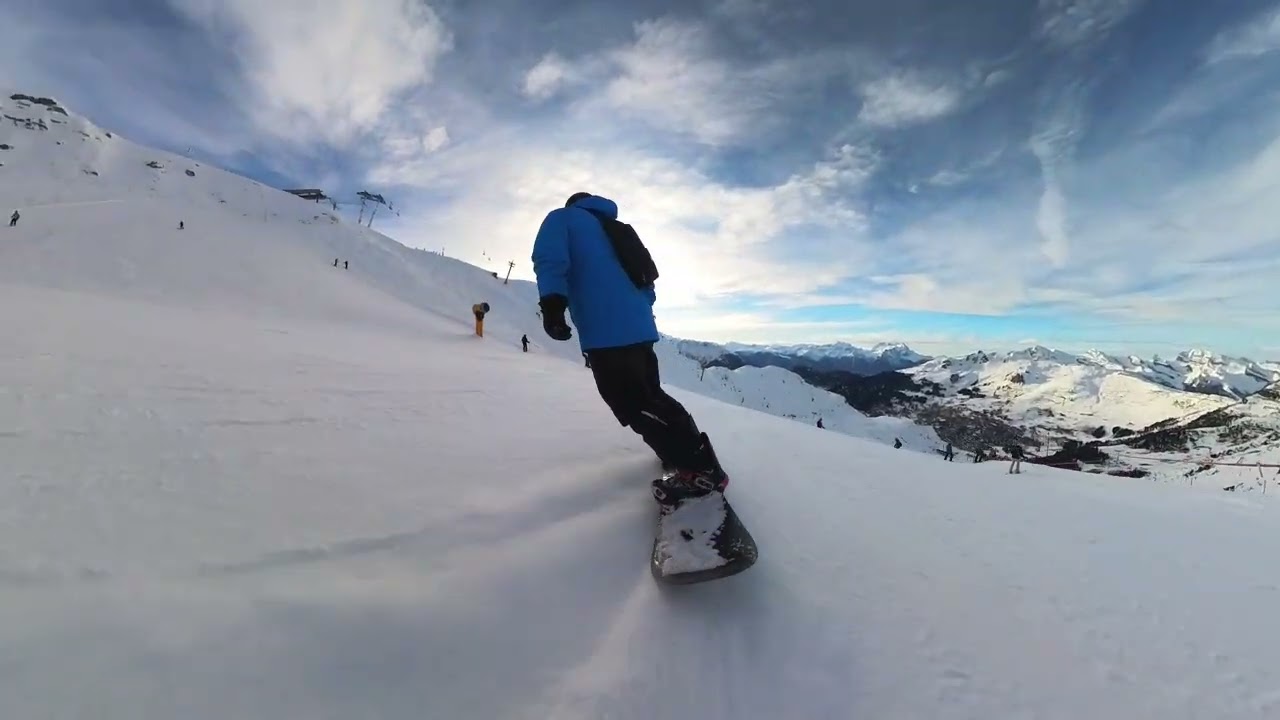 Verbier day 3 - end of the day - La Chaux