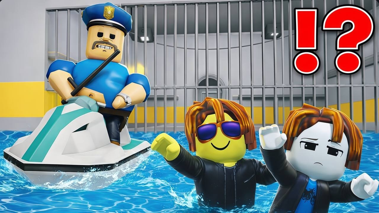 ESCAPE POLICE in Roblox with My Friend… We Almost Got CAUGHT