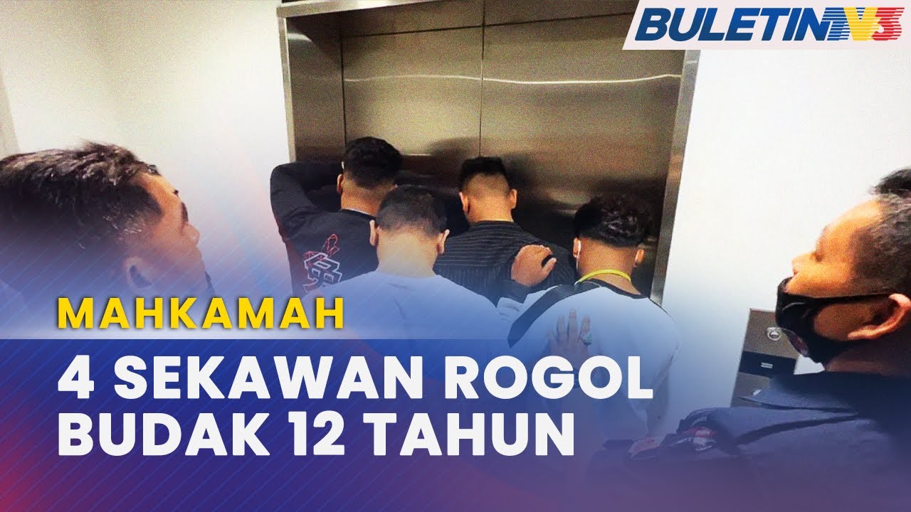 MAHKAMAH | Rogol Budak 12 Tahun, Empat Rakan Dipenjara 16 Tahun