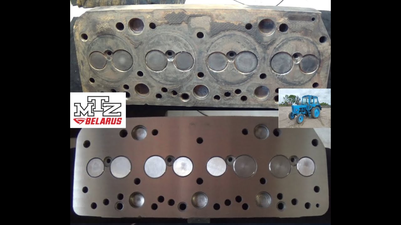 MTZ–80 Belarus Hengerfej felújítás Síkköszörülés Cylinder head Zylinderkopf