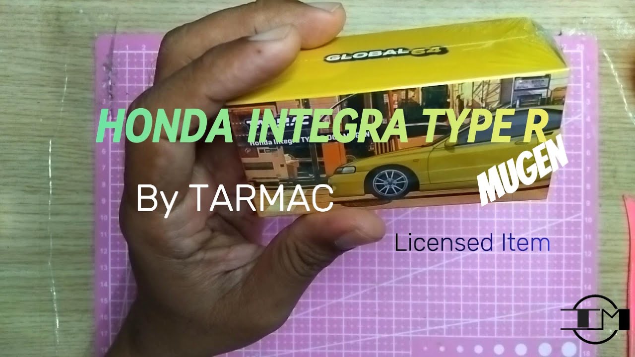 Unboxing Scale Model Honda Integra Type-R Mugen (licensed item) by Tarmac.