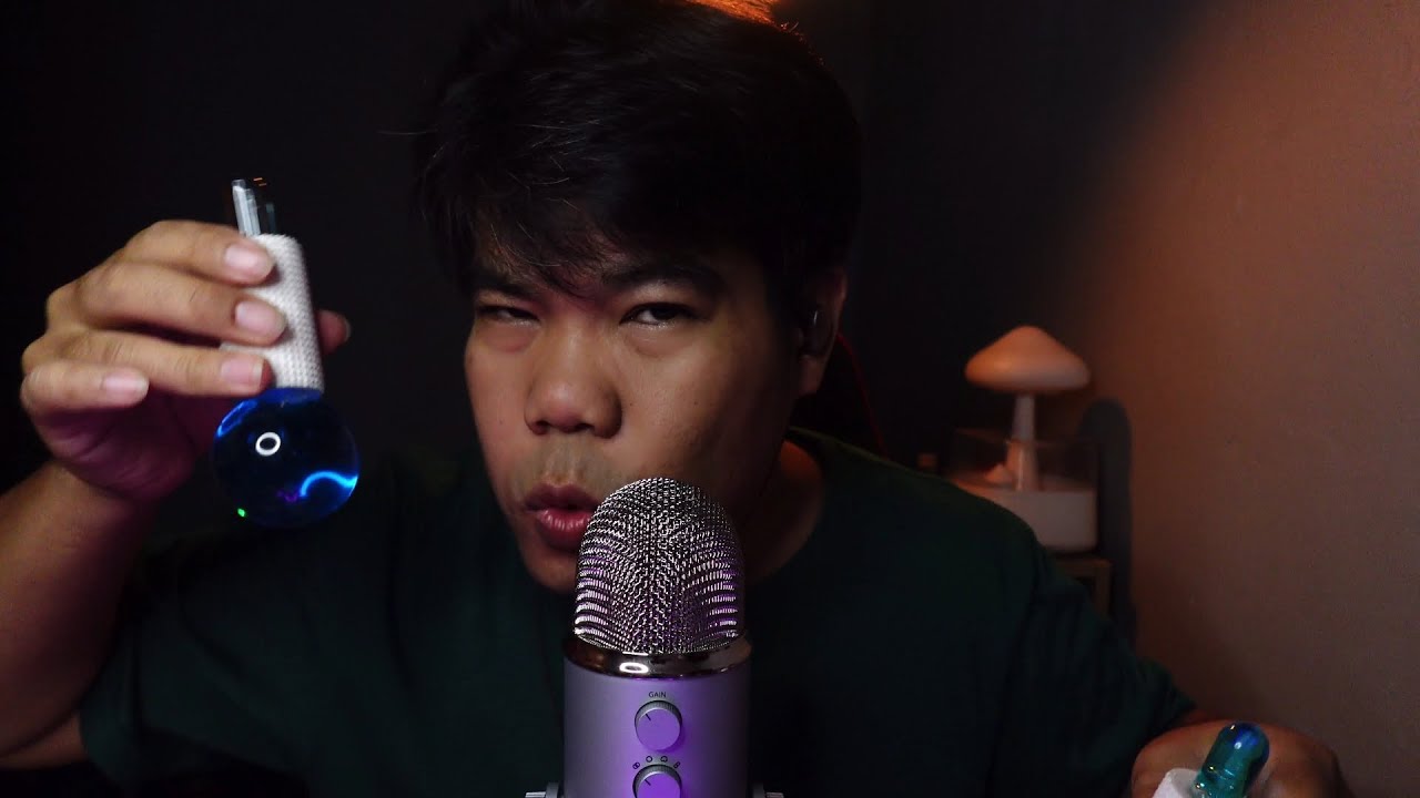 ASMR Thai เสียงปาก มือ น้ำ สไลม์ 👄 mouth sounds 👏 hand 🌡️ water 🌊 slime