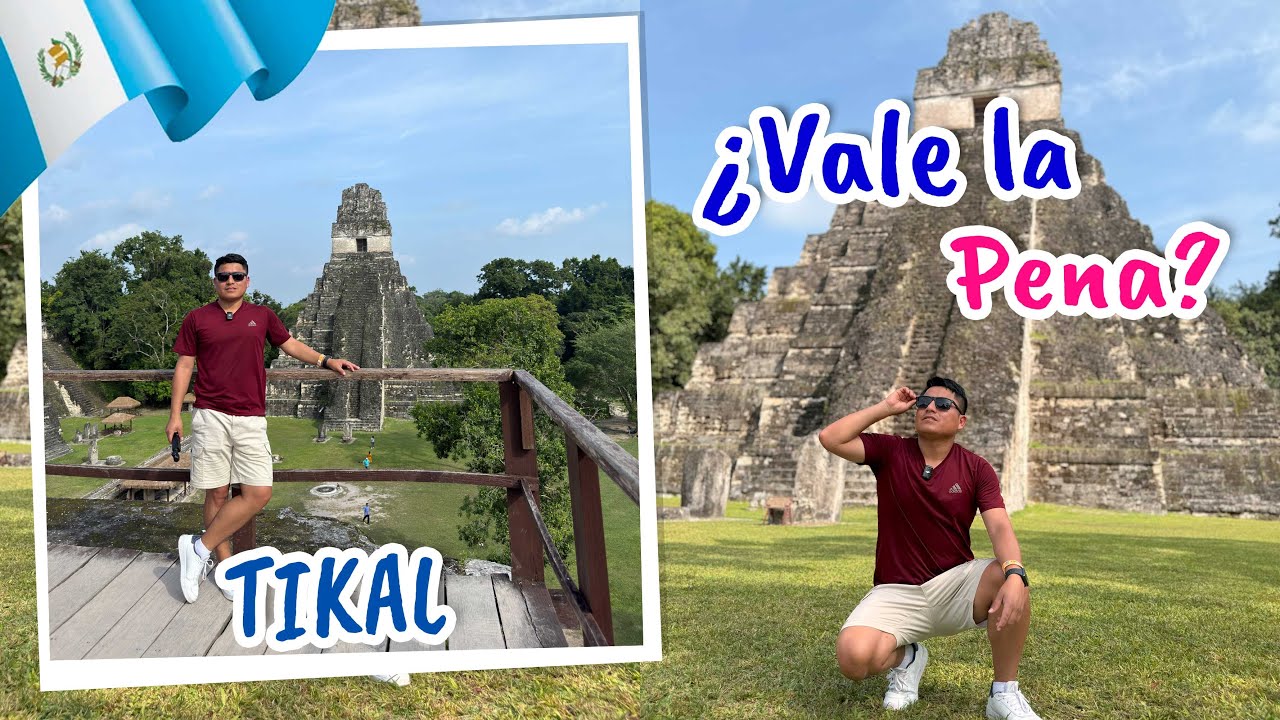 Llegué a Tikal 🤩 El  imperio Maya | Isla de flores | Petén | Guatemala Capítulo #6