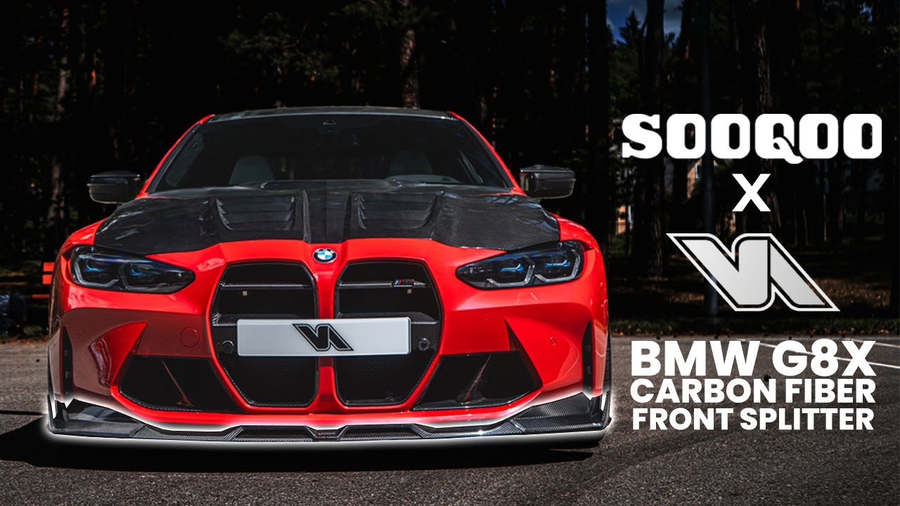 SOOQOO BMW G8X M3/M4 Prepreg Carbon Fiber Front Splitter Install Guide | VOGUE AUTOMOTIVE