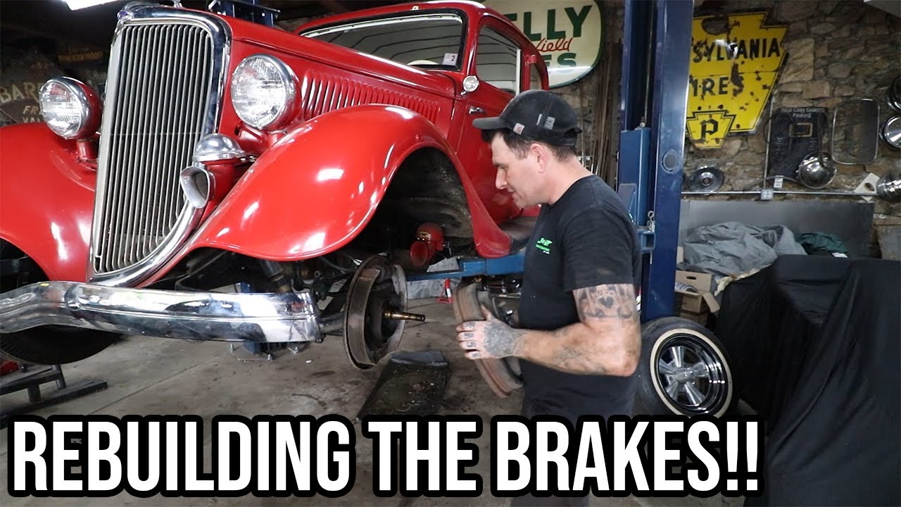 Rebuilding The Entire Braking System!! 1934 Ford Tudor Sedan