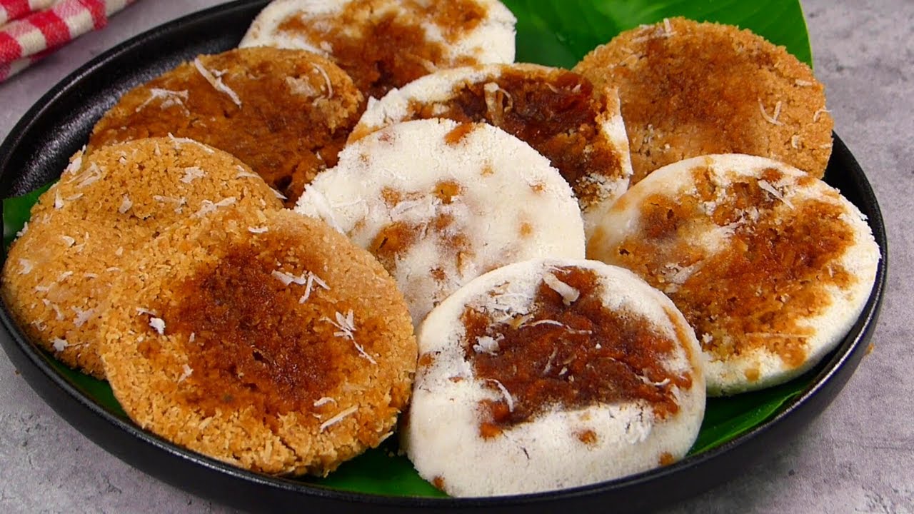 যে কোনো হাড়িতে শুকনো চালের গুঁড়ো দিয়ে ২ রকমের নরম তুলতুলে 'ভাপা পিঠা' |Bhapa pitha,Vapa pitha Recipe